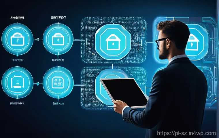 AI를 활용한 위협 탐지 시스템의 장점 - **Prompt:** A visually striking conceptual image contrasting old and new cybersecurity methods. On o...